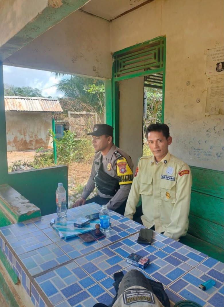 Polsek Katingan Tengah Sambang Kamtibmas