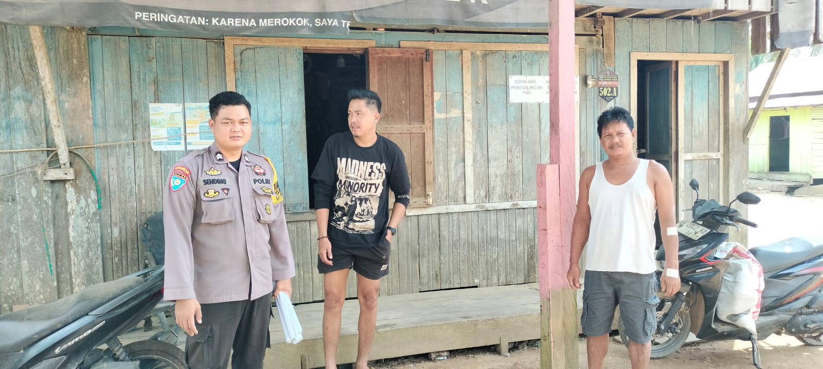 Lewat Sambang Bhabinkamtibmas Ajak Warga Wujudkan Kamtibmas Kondusif