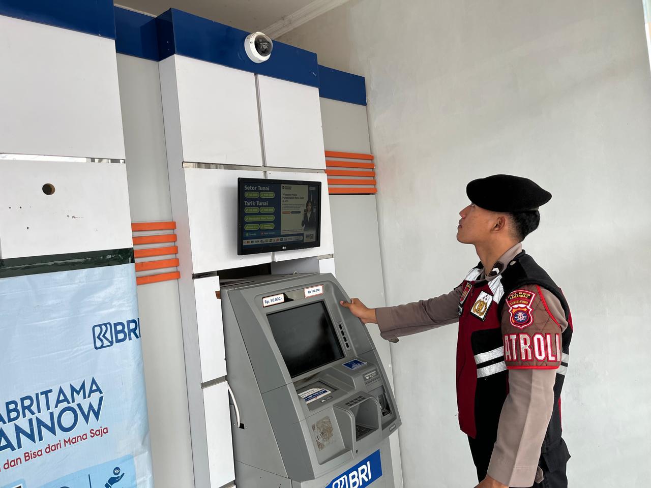 Sat Samapta Polres Lamandau Tingkatkan Patroli ATM, Jaga Keamanan Transaksi Masyarakat
