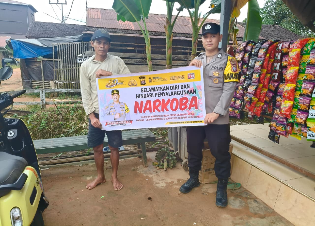Perkuat Ketahanan Masyarakat dari Ancaman Narkoba, Polsek Marikit Gencarkan Edukasi dan Sosialisasi Hukum