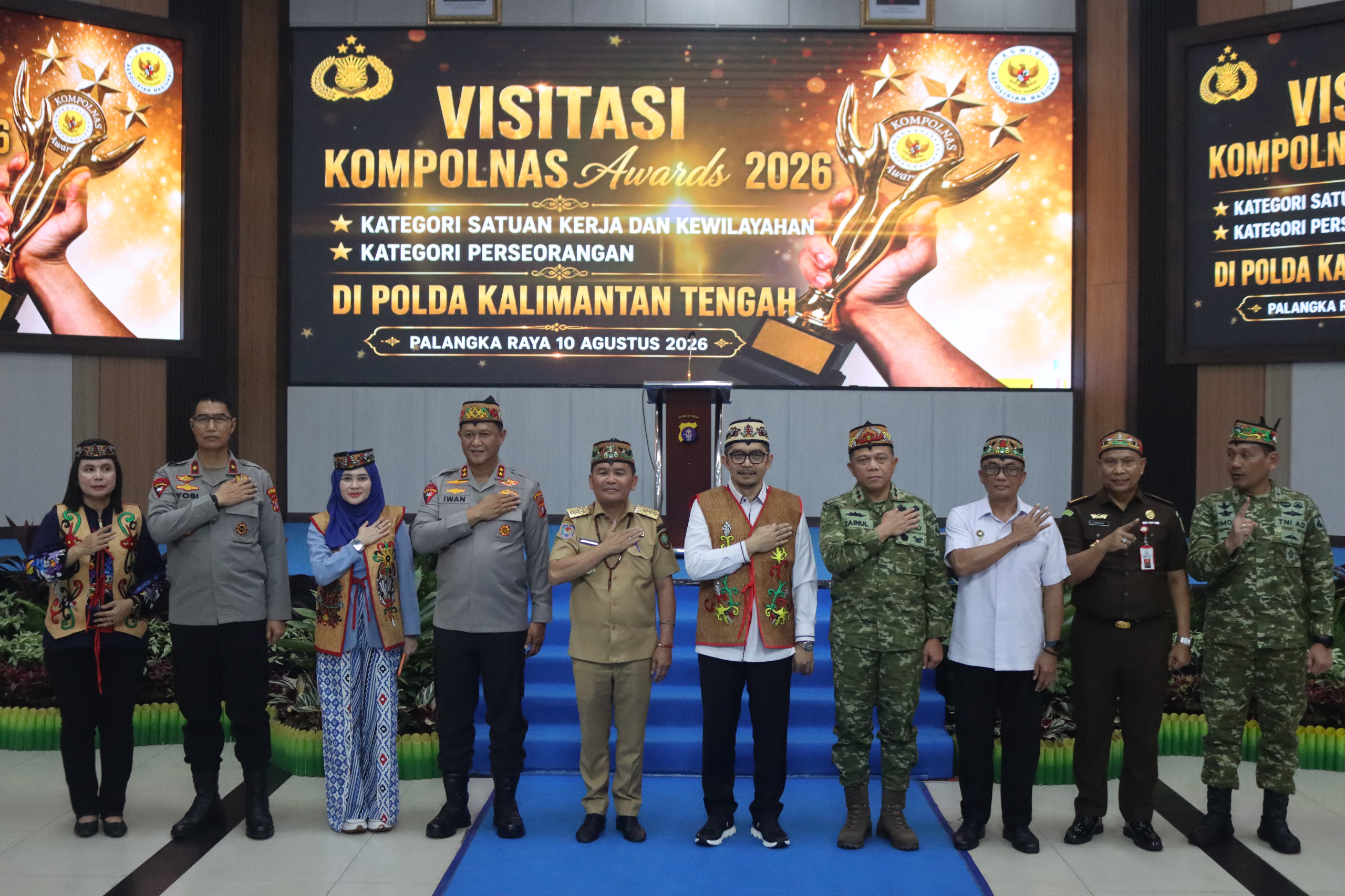 Masuk Lima Besar Nominator Kompolnas Award 2026, Tim Visitasi Verifikasi Capaian Polda Kalteng
