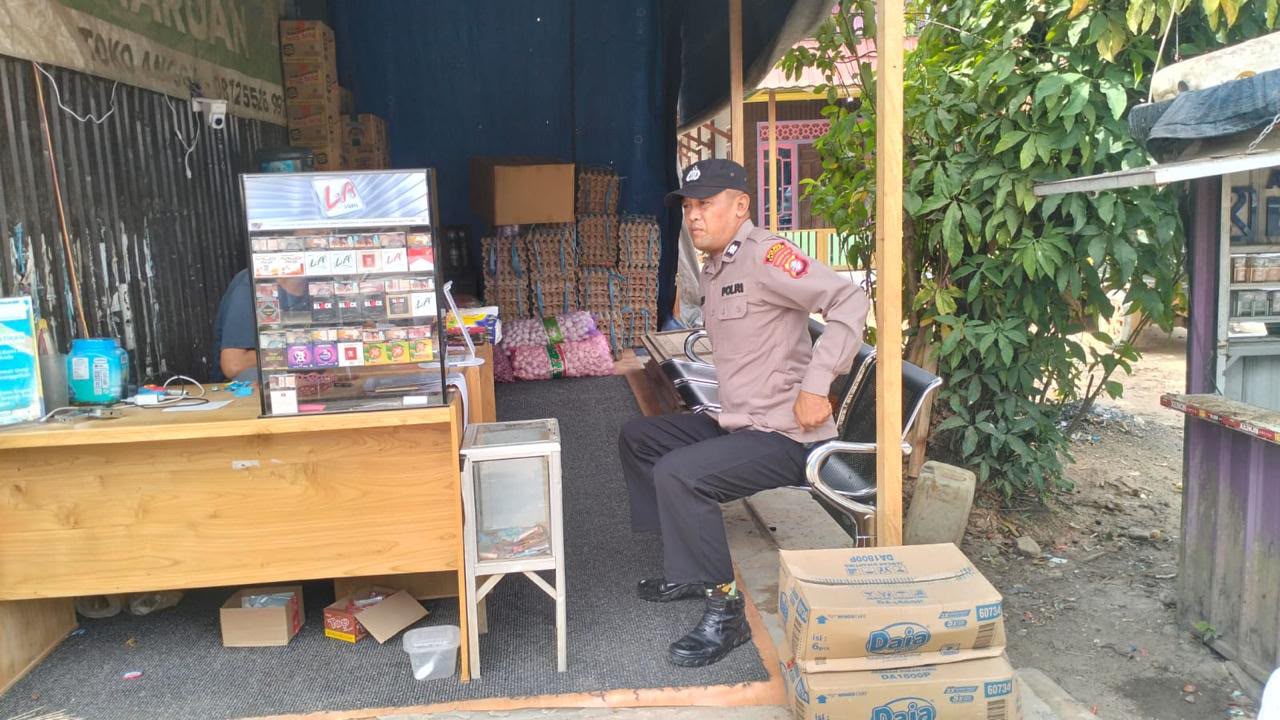 Polsek Katingan Tengah Sambang Kamtibmas