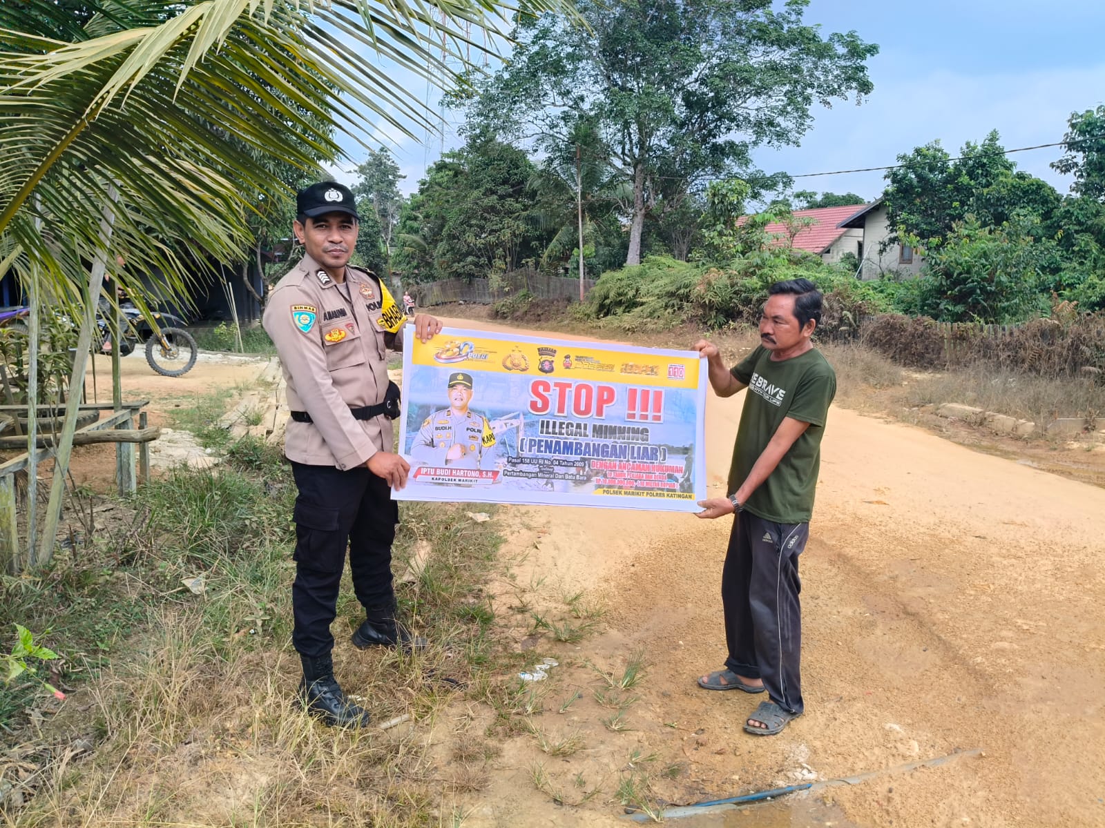 Bukan Sekadar Patroli, Bhabinkamtibmas Polsek Marikit Bangun Pertahanan Sosial Lawan PETI