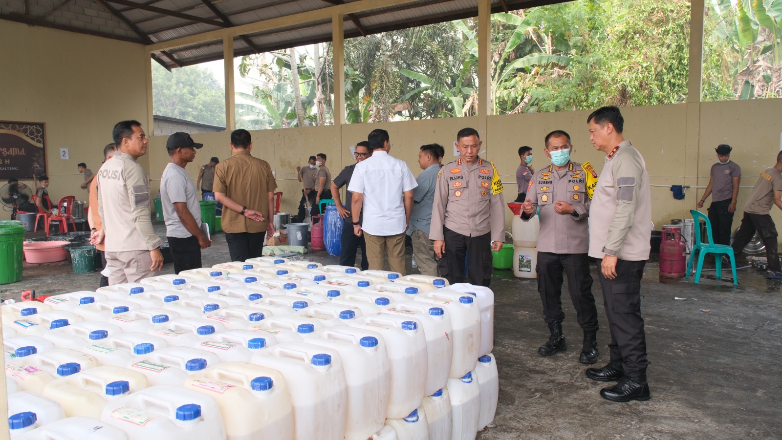 Perkuat Penanganan Karhutla, Polda Kalteng Produksi 1.607 Jerigen X-Fire