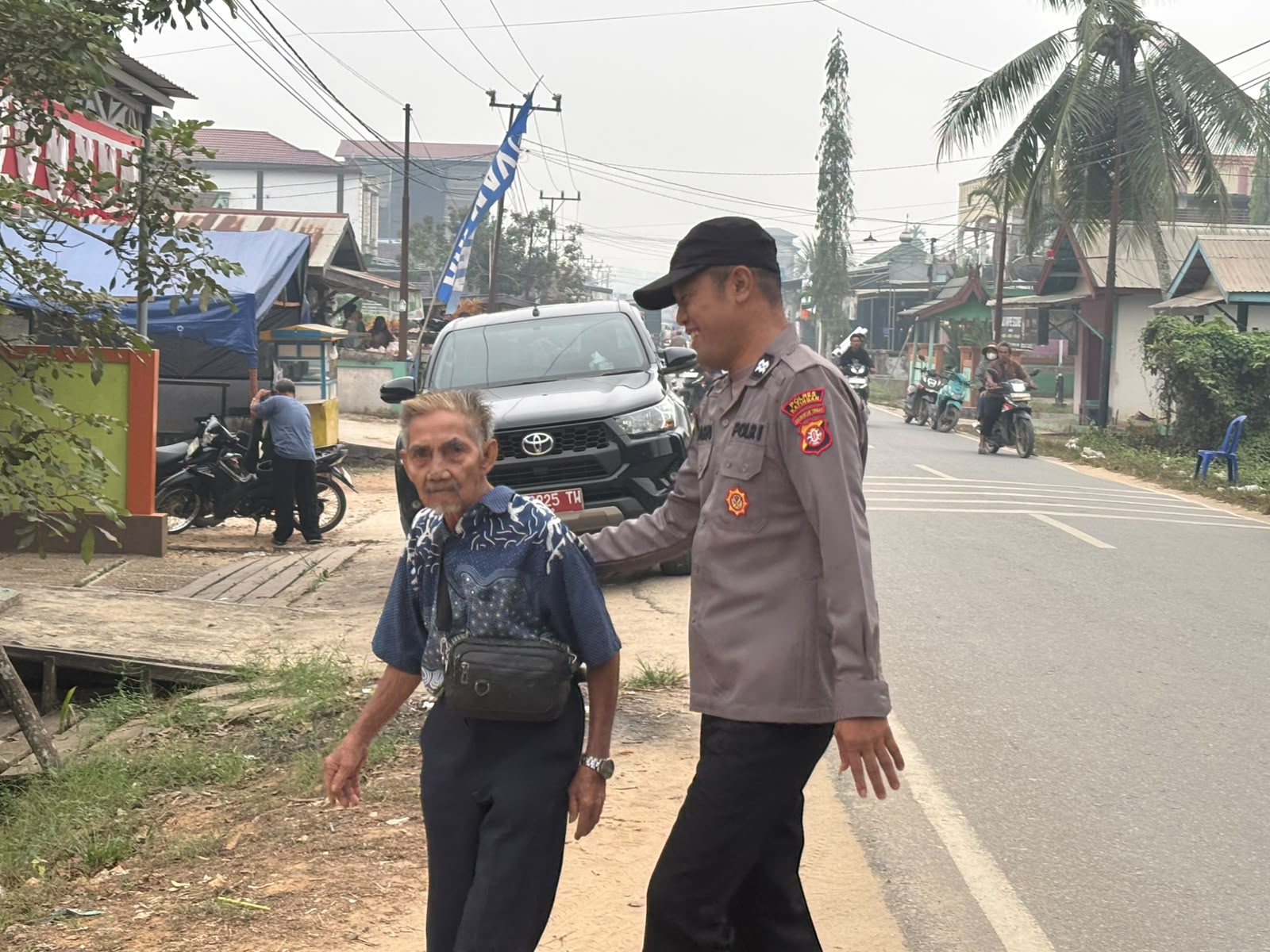 Polsek Katingan Tengah Sambang Kamtibmas