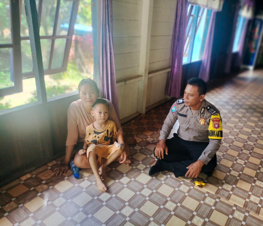Polsek Katingan Tengah Sambang Kamtibmas
