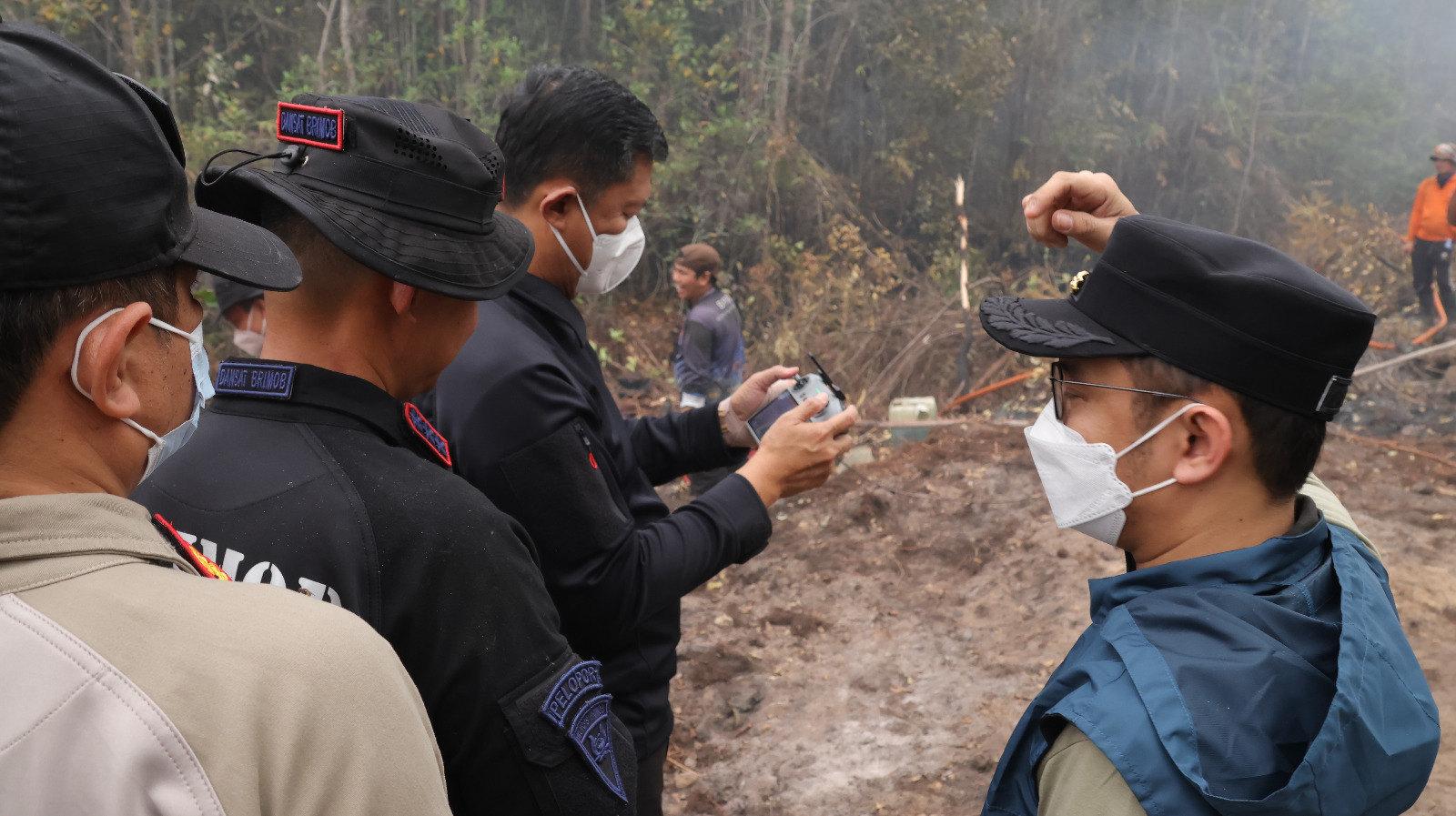 Kapolda Kalteng Tegaskan Pengoptimalan Penyekatan Api, Cegah Meluasnya Karhutla di Banturung