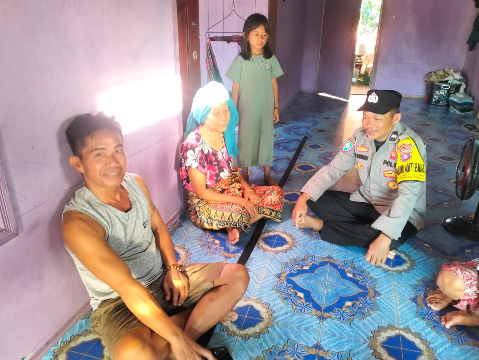 Polsek Katingan Tengah Sambang Kamtibmas